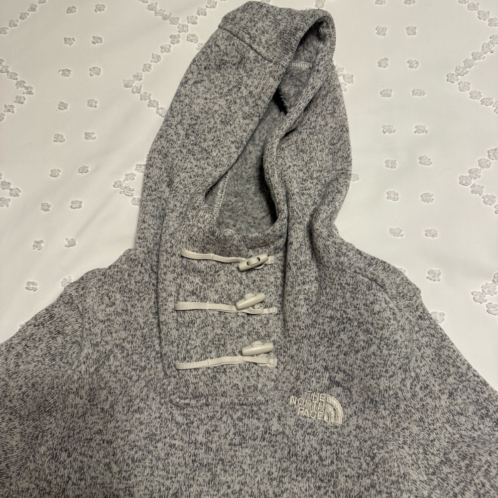 The North Face Heather Gray Fleece Jacket